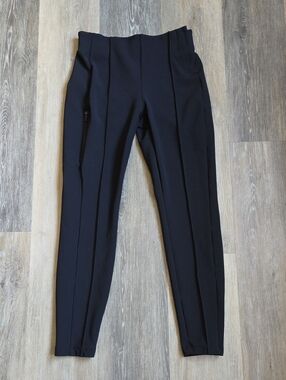 Athleta Black Ponte Slim Tapered Pants